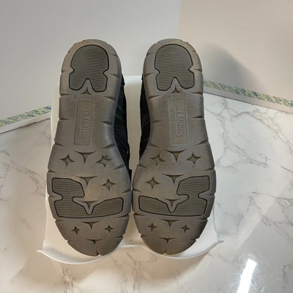 Cliffs by White Mountain, Felice - Black/Gray Slip-ons Flats, size 6M - Picture 3 of 7